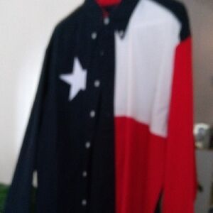 Roper Red and Blue Button-Up Shirt